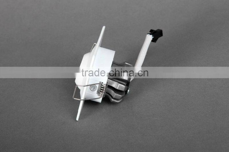 1w 2w 3w square recessed small cob led mini spotlight for night lighting