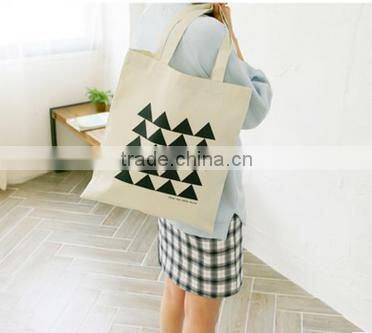 Korean original simple letter small fresh cotton shopping bag,canvas shopping bag