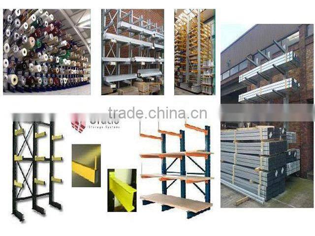 warehouse cantilever storage shelf
