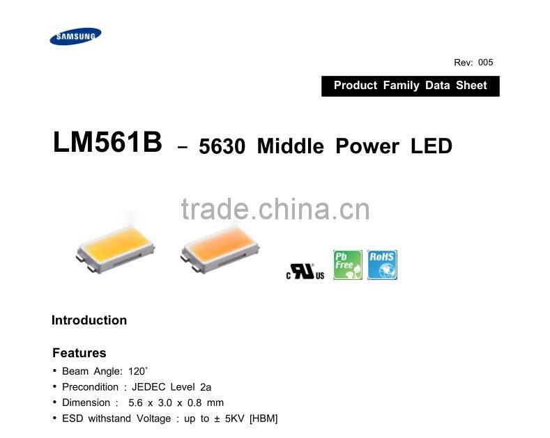 double row 120leds samsung SMD5630 LED flexible strip light by mufue