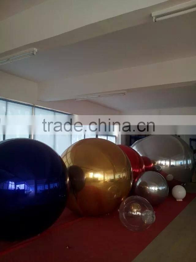 hot sale custom size inflatable disco mirror ball /inflatable siliver decoration mirror balloon For Disco,Stage Decoration