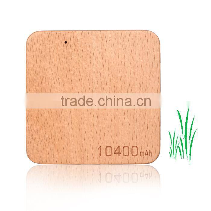 2015 High-performance 10400mah wood power bank of power supply iron man power bank