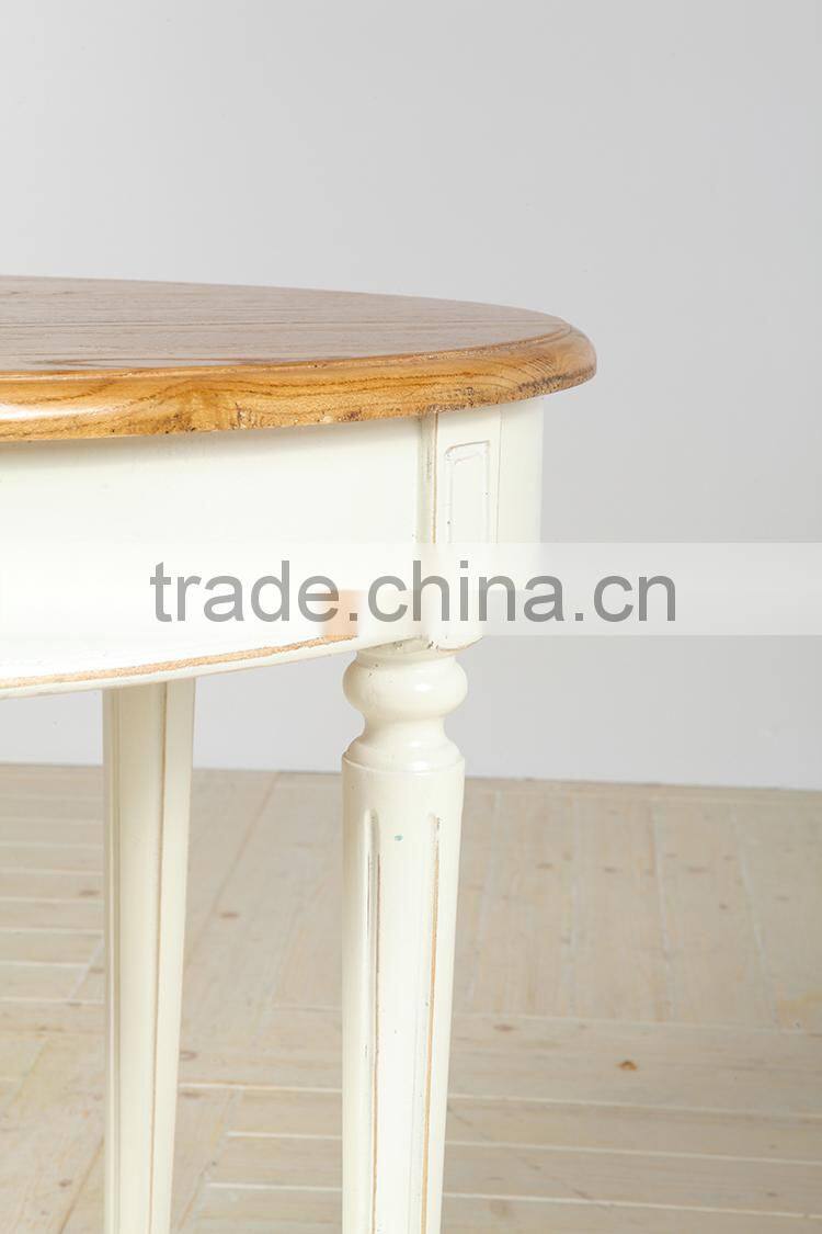country style country side wood tea table
