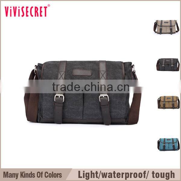 vivisecret Outdoor Sports Casual Canvas Backpack Crossbody Sling Bag Shoulder Bag Chest Bag for Men