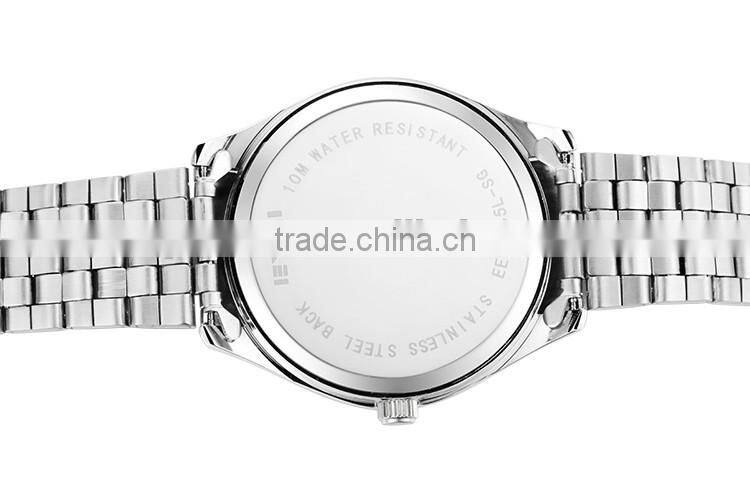 Fashion Stainless Steel Band Chronograph Business Quartz Watches