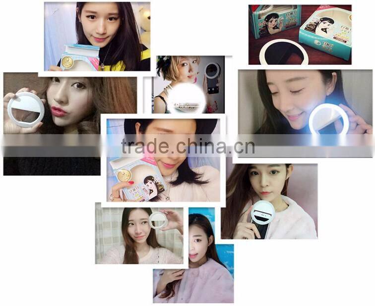 Universal Smartphone Portable Camera Light Led Selfie Case 2016 New Products