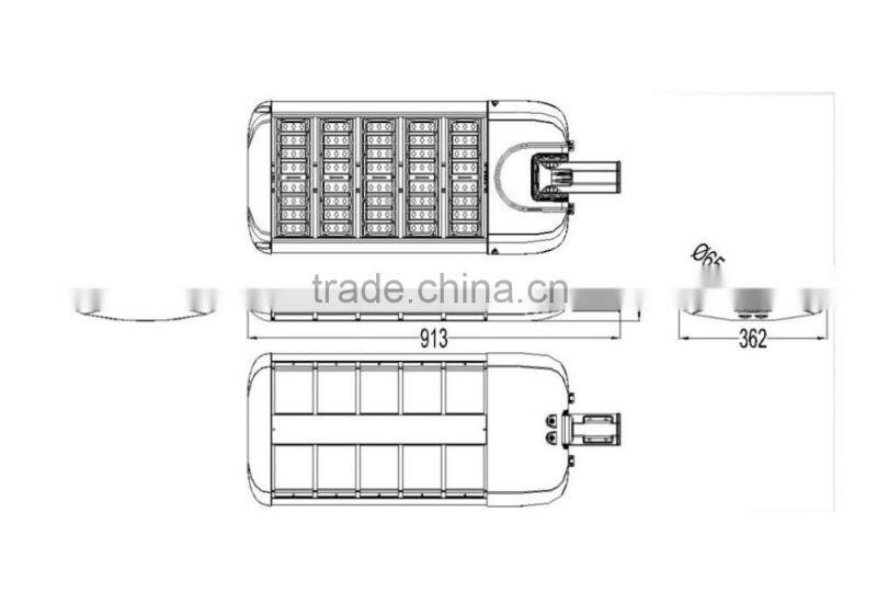 Super lumen 240W street light housing tennis court and football ground