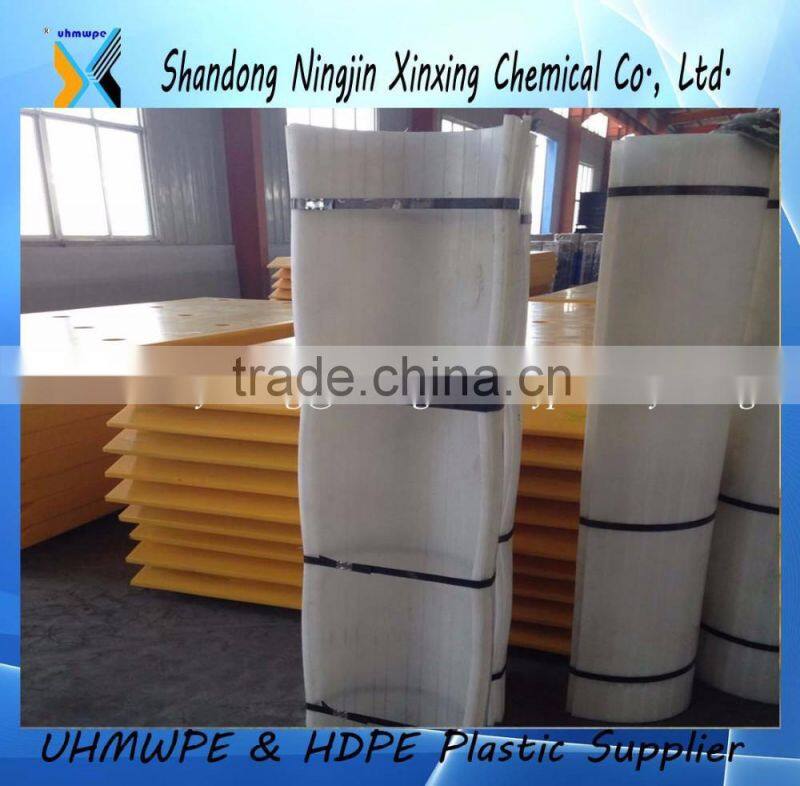 plastic liner food grade/uhmwpe planed coal liner plate