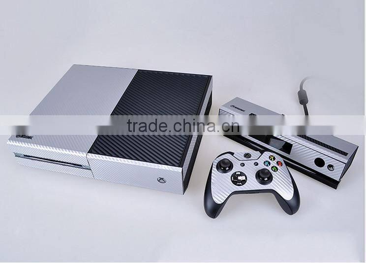high quality 3D carbon Fiber vinyl Console skin sticker for Xbox One console