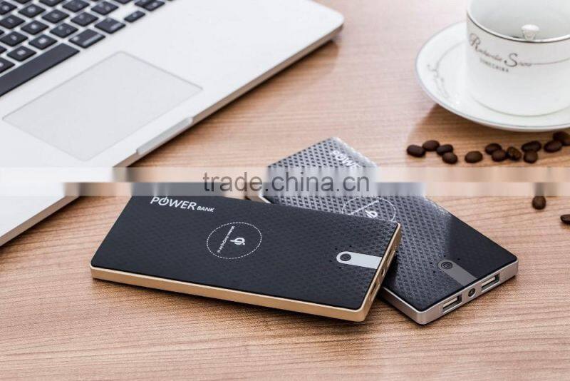 8000mAh Wireless power bank, new model wireless charger, hot selling universal wireless phone charger