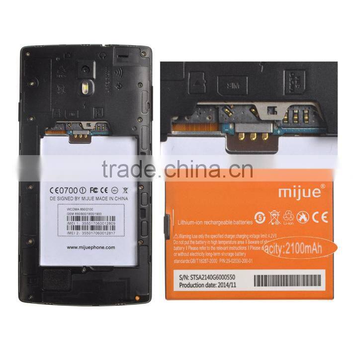 2014 new products 5.5inch MTK6572 dual core Mijue G6 smart phone