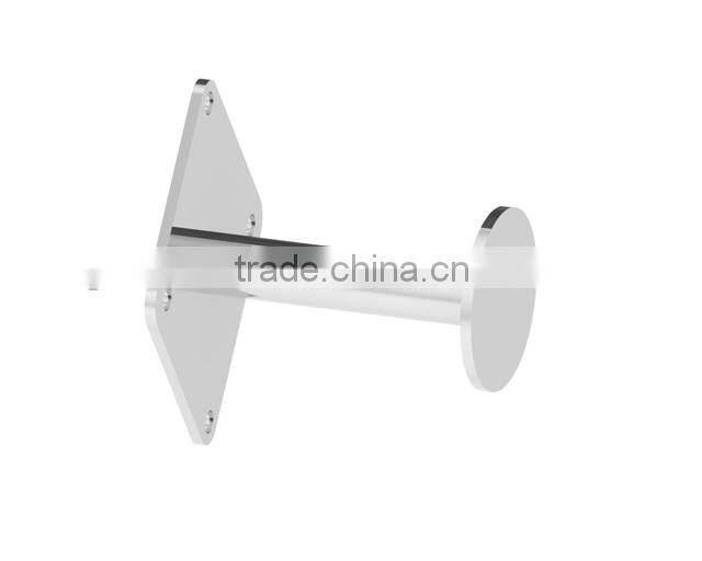 Metal Chrome Wall Mount Face Out Pillar Hook