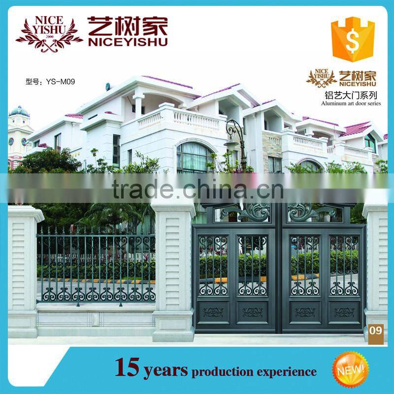 Customized aluminum main gate designs, gate design, different steel gate designs