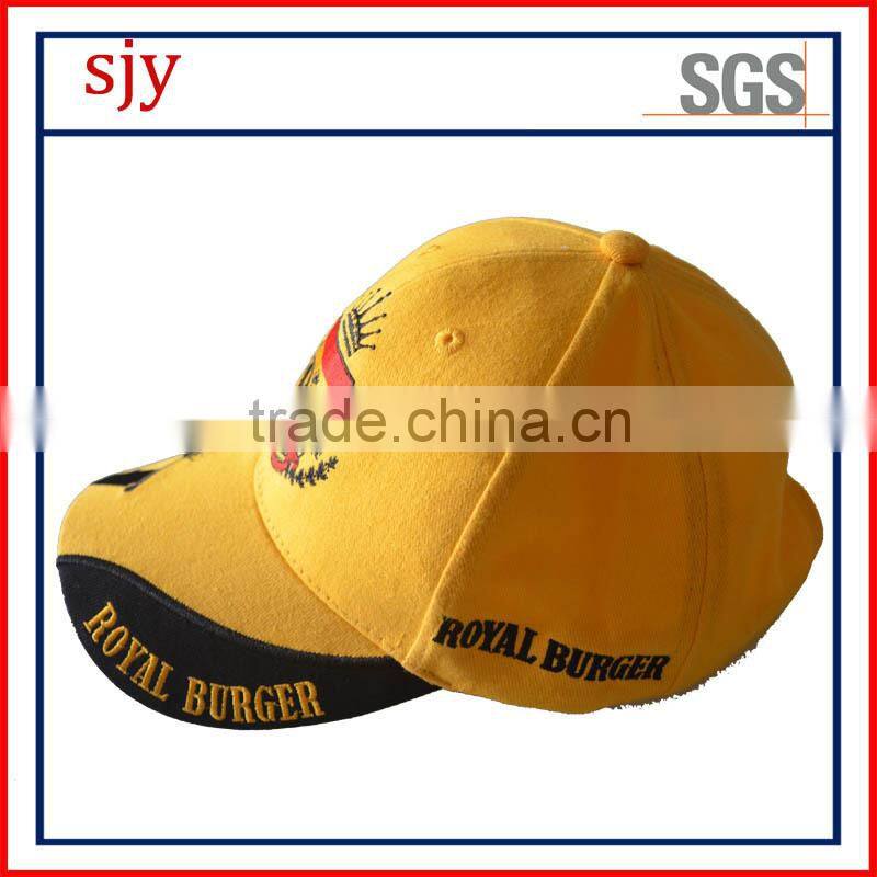 Top quality embroidery waterproof 100% polyester golf cap