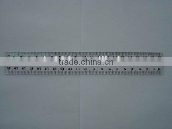 wholesale transparent 12' 30cm plastic ruler