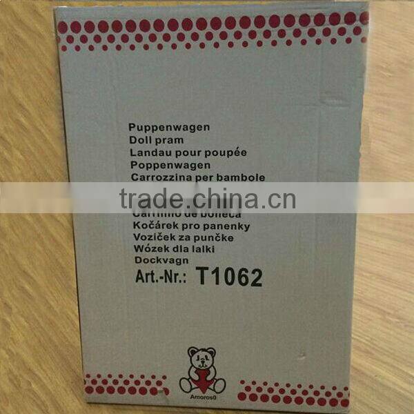 attractive high qulaity metal baby doll stroller with handle