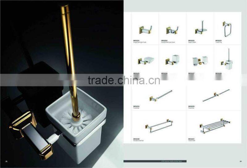 new design brass bathroom faucet mixer chrome and gold plating ACG1004