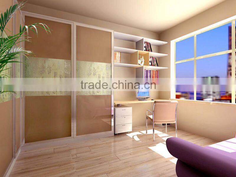 European style bookcase and computer desk