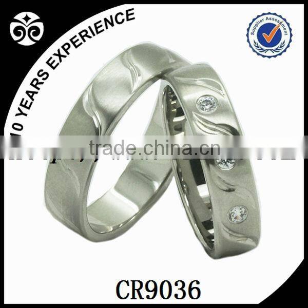 Rose gold plated,simple wedding ring