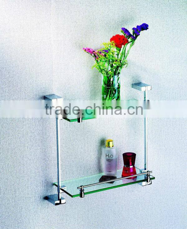 Wall double glass shelf brackets OL-5712