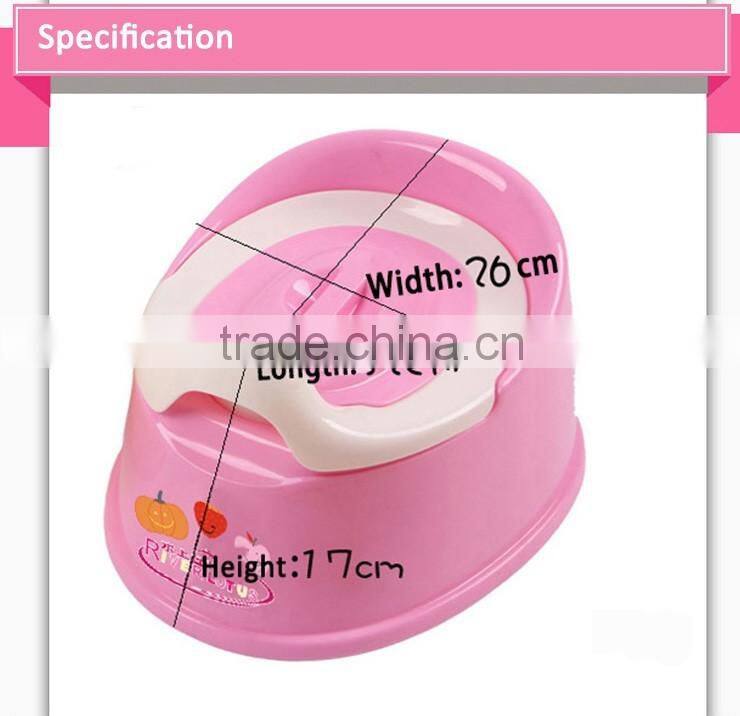 Jieyang Defa hot selling baby portable plastic potty, PP baby toilet, Detachable baby training potty, plastic chamber pot