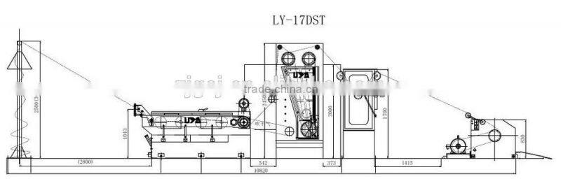 Medium wire drawing machine