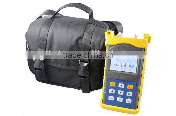 handing fiber testing ODTR for wire installion