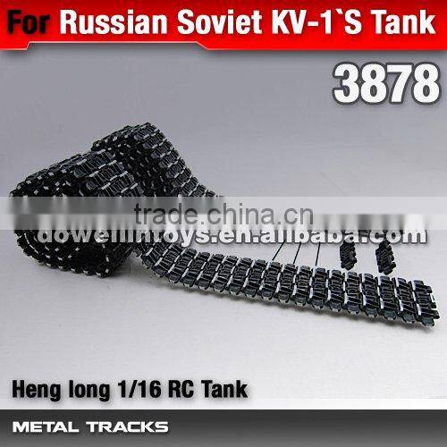 DWI dowellin New Metal Tracks Driving & Idling Wheels For Heng Long 1 16 RC Tank Russian Soviet KV-1`S (3878)