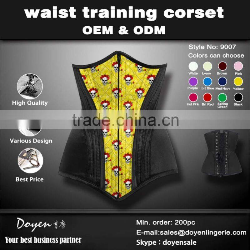2016competitive price new arrival underbust waist shaping corset for fat
