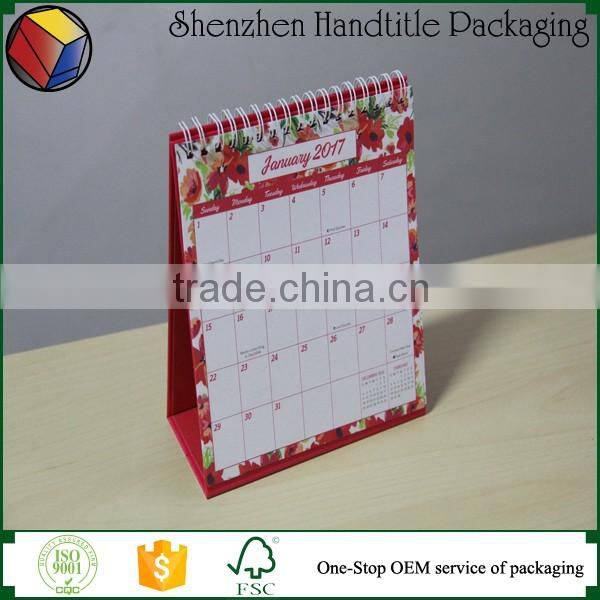 2017 new year paper islamic table desk advent hijri calendar factory