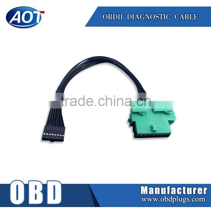 Custom J1962 OBD Mazda Female Connector to Housing Cable