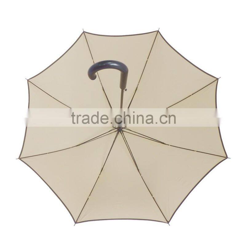 Plain color auto open good quality long umbrella