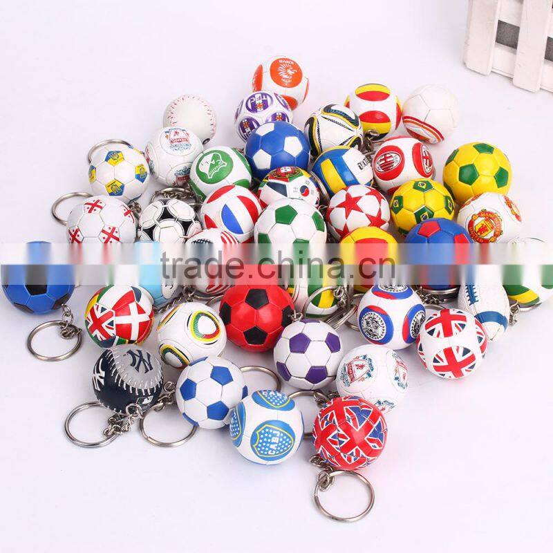 2016 Olymplic games PVC soccer keychain, Germany flag football keychain