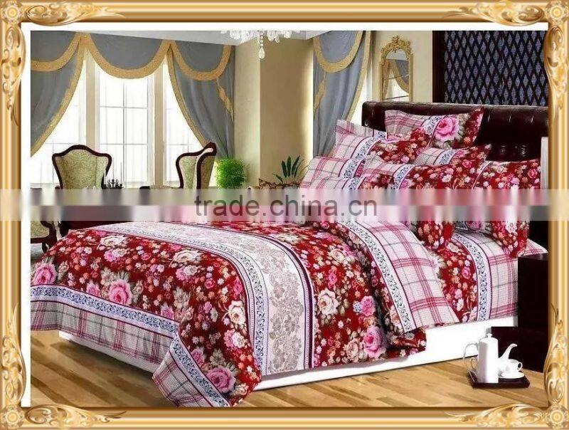 microfiber 100% polyester fabric brushed fabric parinting fabric for bedsheet of china