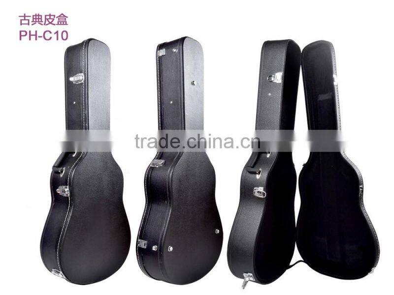 High quality classical guitar leather case