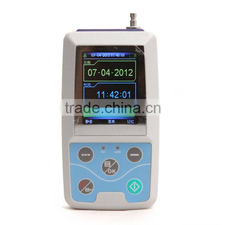 Cheap price Hospital Manufacturers PC software 24 hour recording Ambulatory rechargeable digital blood pressure monitor