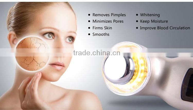 lead-in & Lead out Lift scraber Feature and Supersonic Operation System ultrasound skin care scrubber