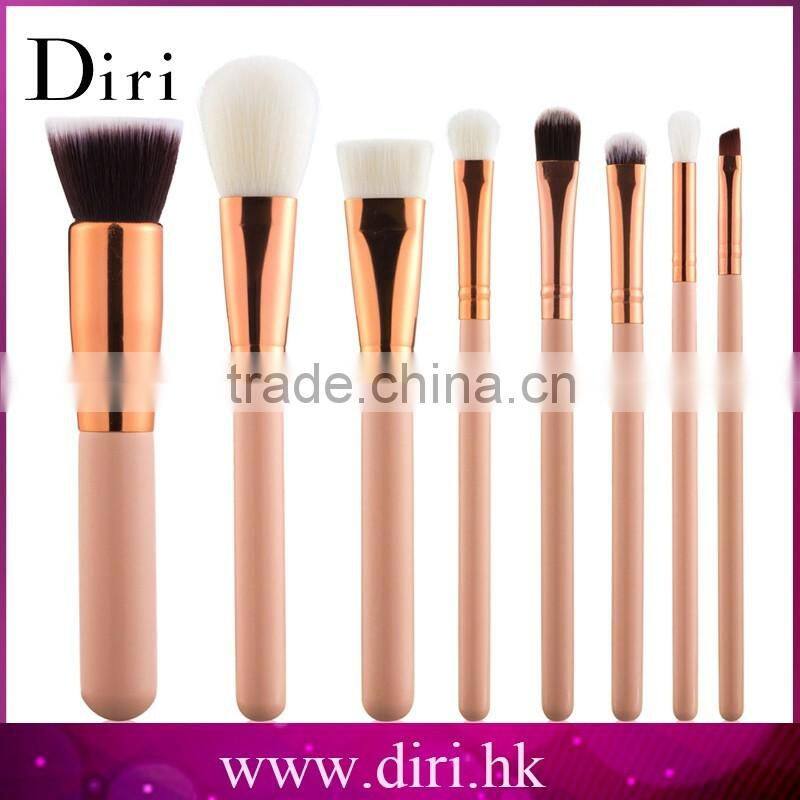 2016 Hot Professional Goat Hair 7Pcs Makeup Brush Set Tools Cosmetic Make Up Brush Set