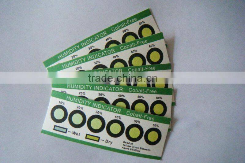 Cobalt-free Six Dots Humidity Indicator Paper for Chemical Products