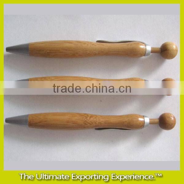 figure shape bamboo pen,bammboo ballpoint pen,promotional bamboo pen