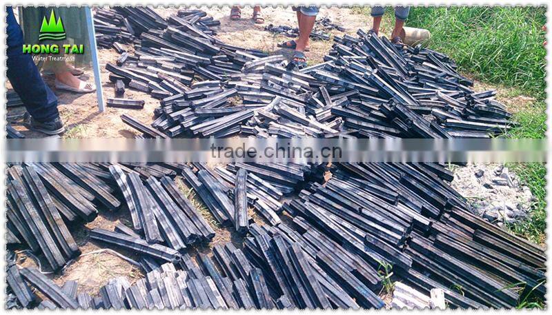 BBQ charcoal briquette made by machine