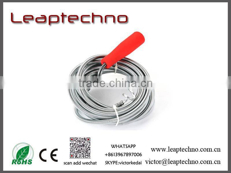 Drain sewer pipe cleaner, Drain Auger Cleaner, Wire Drain Snake, 1m 1.5m 1.7m