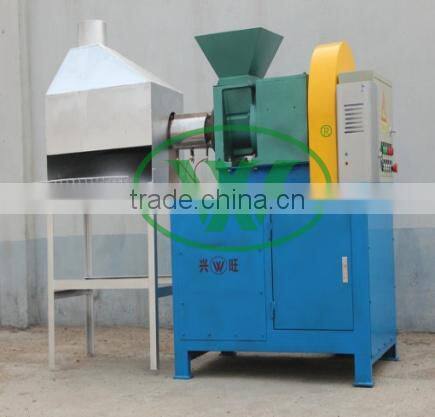 Sawdust briquette screw press