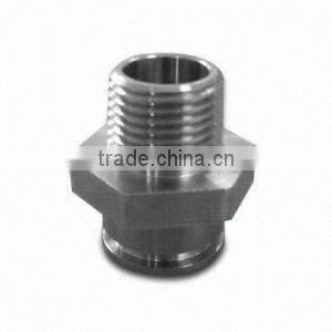 Stainless Steel 316 Male Inserts, Anodizing Finish, A Part of Water Piping System