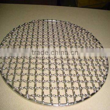 food grade stainless steel barbecue BBQ crimped wire mesh