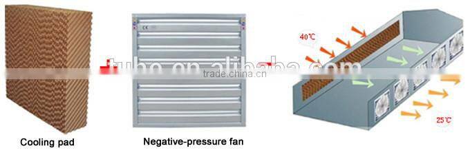 Water cooling pad 7-8 years life time farming equipment ventilation