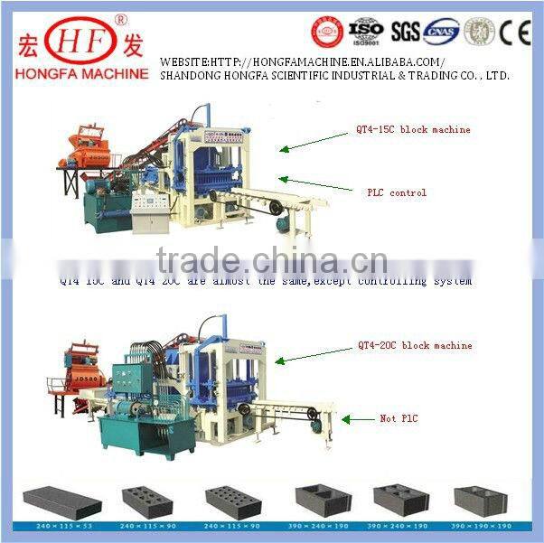 Concrete machines for hollow blocks / construction machinery for hollow bricks solid bricks and color paver bricks