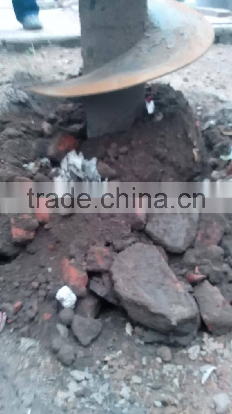 Tractor post hole digger/pile driver/drilling rig auger