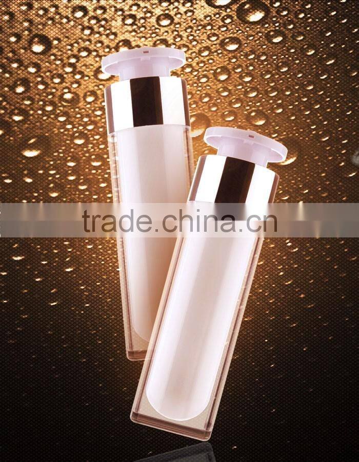 Empty luxury ABS plastic cosmetic lotion pump bottle