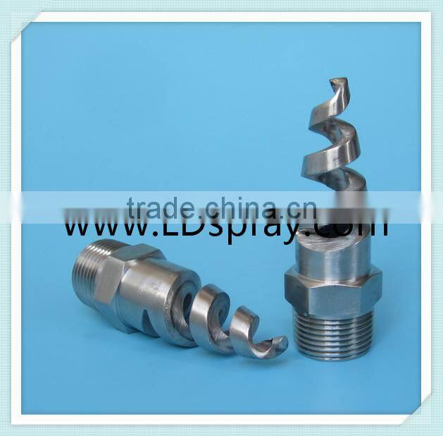 Brass stainless steel ss pvc plastic pp HHSJ spjt spiral nozzle